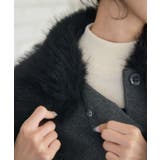 2wayファー襟付リボンコート | RETRO GIRL | 詳細画像30 