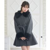 2wayファー襟付リボンコート | RETRO GIRL | 詳細画像9 