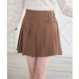 BRN0 | ベルトプリーツミニSK | RETRO GIRL