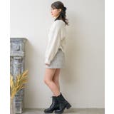 シャギーショートカーデニットカーディガン フワフワニット モテニット | RETRO GIRL | 詳細画像10