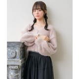 シャギーショートカーデニットカーディガン フワフワニット モテニット | RETRO GIRL | 詳細画像20