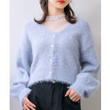 BLU0 | シャギーショートカーデニットカーディガン フワフワニット モテニット | RETRO GIRL