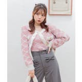 モノグラム柄シャギーNTSET Emsexcite ニットキャミソール＆カーディ… | RETRO GIRL | 詳細画像1 