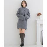 ケーブルチュニックNTSET Emsexcite ニットワンピース＆カーディガン | RETRO GIRL | 詳細画像26 