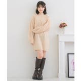 ケーブルチュニックNTSET Emsexcite ニットワンピース＆カーディガン | RETRO GIRL | 詳細画像34 