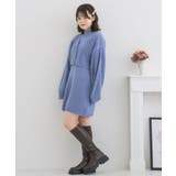 ケーブルチュニックNTSET Emsexcite ニットワンピース＆カーディガン | RETRO GIRL | 詳細画像4 