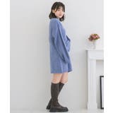 ケーブルチュニックNTSET Emsexcite ニットワンピース＆カーディガン | RETRO GIRL | 詳細画像5 