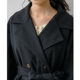 ウエストリボンコート 【秋冬先行予約】ハーフコート トレンチコート | RETRO GIRL | 詳細画像12 