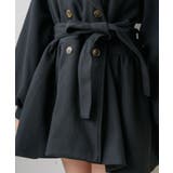 ウエストリボンコート 【秋冬先行予約】ハーフコート トレンチコート | RETRO GIRL | 詳細画像15 