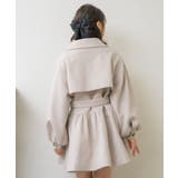 ウエストリボンコート 【秋冬先行予約】ハーフコート トレンチコート | RETRO GIRL | 詳細画像26 