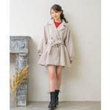 ウエストリボンコート 【秋冬先行予約】ハーフコート トレンチコート | RETRO GIRL | 詳細画像27 