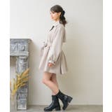 ウエストリボンコート 【秋冬先行予約】ハーフコート トレンチコート | RETRO GIRL | 詳細画像28 