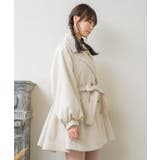 ウエストリボンコート 【秋冬先行予約】ハーフコート トレンチコート | RETRO GIRL | 詳細画像3 