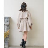 ウエストリボンコート 【秋冬先行予約】ハーフコート トレンチコート | RETRO GIRL | 詳細画像30 