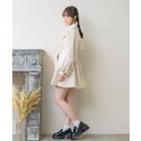 ウエストリボンコート 【秋冬先行予約】ハーフコート トレンチコート | RETRO GIRL | 詳細画像6 