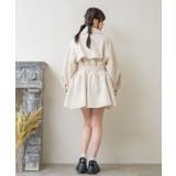 ウエストリボンコート 【秋冬先行予約】ハーフコート トレンチコート | RETRO GIRL | 詳細画像8 