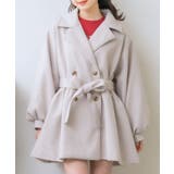 GRY0 | ウエストリボンコート 【秋冬先行予約】ハーフコート トレンチコート | RETRO GIRL