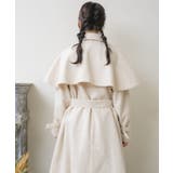 ビット付ケープコート Emsexcite 【秋冬先行予約】ロングコート | RETRO GIRL | 詳細画像8 