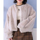 GRY0 | 【リバイバル】ノーカラーFファーJK | RETRO GIRL