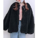 BLK1 | 2wayFファーJK Emsexcite フェイクファージャケット | RETRO GIRL