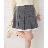 P/GRY | 裾ボリュームミニSK | RETRO GIRL