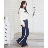 レースデザインデニムPT | RETRO GIRL | 詳細画像3 