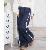 BLU0 | レースデザインデニムPT | RETRO GIRL