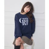 ロゴ刺繍BIGトレーナー | RETRO GIRL | 詳細画像2