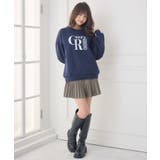 ロゴ刺繍BIGトレーナー | RETRO GIRL | 詳細画像3