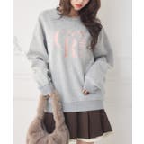 GRY1 | ロゴ刺繍BIGトレーナー | RETRO GIRL