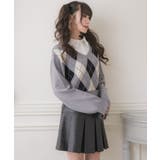 シャツ襟付きアーガイルNTPO | RETRO GIRL | 詳細画像10 