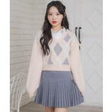 シャツ襟付きアーガイルNTPO | RETRO GIRL | 詳細画像17 