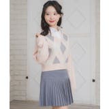 シャツ襟付きアーガイルNTPO | RETRO GIRL | 詳細画像18 