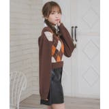 シャツ襟付きアーガイルNTPO | RETRO GIRL | 詳細画像26 