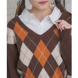 シャツ襟付きアーガイルNTPO | RETRO GIRL | 詳細画像29 