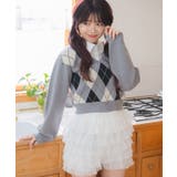 シャツ襟付きアーガイルNTPO | RETRO GIRL | 詳細画像4 