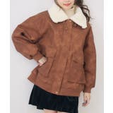 BRN3 | ボア襟FレザーBZ | RETRO GIRL