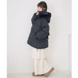 Fファーフード付中綿コート | RETRO GIRL | 詳細画像17