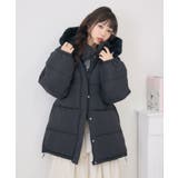 Fファーフード付中綿コート | RETRO GIRL | 詳細画像18