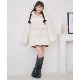 Fファーフード付中綿コート | RETRO GIRL | 詳細画像4