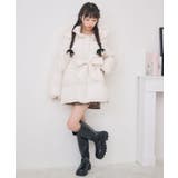 Fファーフード付中綿コート | RETRO GIRL | 詳細画像5