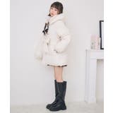 Fファーフード付中綿コート | RETRO GIRL | 詳細画像8