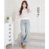 柄ジャガードNTカーデ | RETRO GIRL | 詳細画像10 