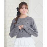 柄ジャガードNTカーデ | RETRO GIRL | 詳細画像22 