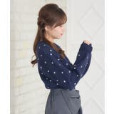 柄ジャガードNTカーデ | RETRO GIRL | 詳細画像7 