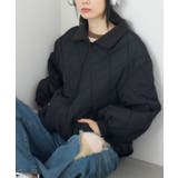 BLK1 | リブカラーキルティングJK | RETRO GIRL