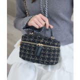 BLK1 | キルトバニティバッグ | RETRO GIRL