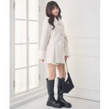 Fファー襟スエードコート | RETRO GIRL | 詳細画像6