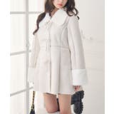 WHT4 | Fファー襟スエードコート | RETRO GIRL