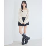 【セットアイテム】ファー付きケーブルニットSET | RETRO GIRL | 詳細画像2